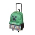Mochila De Rodinha Sestini Minecraft Infantil Masculina Pt/vd