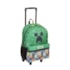 Mochila De Rodinha Sestini Minecraft Infantil Masculina Pt/vd