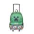 Mochila De Rodinha Sestini Minecraft Infantil Masculina Pt/vd