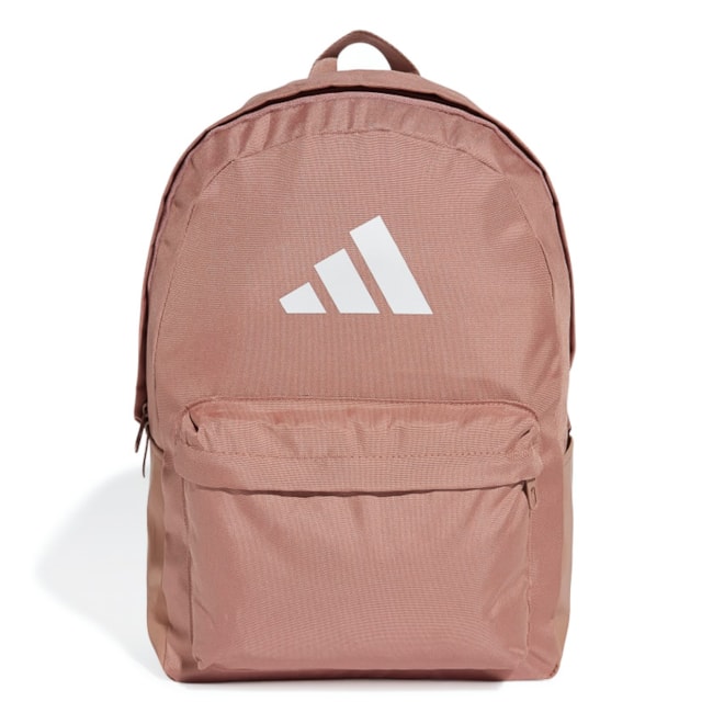Mochila Esportiva Adidas Classic 3 Bar Logo  Diversas Argila Quente