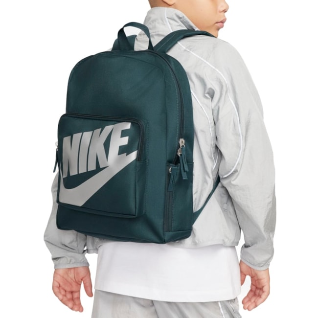 Mochila Esportiva Infantil Nike Classic Masculina Verde Lumman