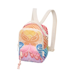 Mochila Farm Arco Iris Tropical Feminina Laranja