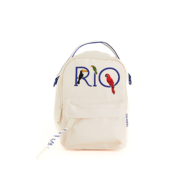 Mochila Farm Borogodó Rio Off White