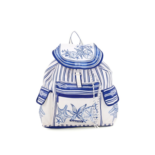 Mochila Farm Pipoca Aventureiro Feminino Off White