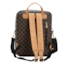 Mochila Linha Monograma Classico Notebook Chenson Feminina Cafe