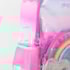 Mochila Luxcel Arco Iris Infantil Rosa