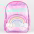 Mochila Luxcel Arco Iris Infantil Rosa