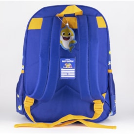 Mochila Luxcel Baby Shark Infantil Laranja