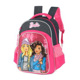 Mochila Luxcel Barbie Infantil Azul