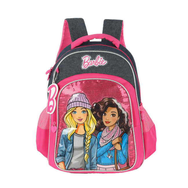 Mochila Luxcel Barbie Infantil Azul