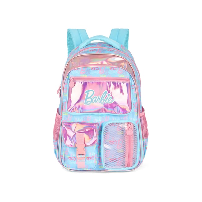 Mochila Luxcel Barbie Infantil Feminina Azul