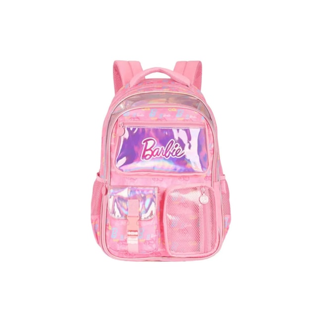 Mochila Luxcel Barbie Infantil Feminina Rosa