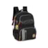 Mochila Luxcel Hot Wheels Infantil Feminina Preto