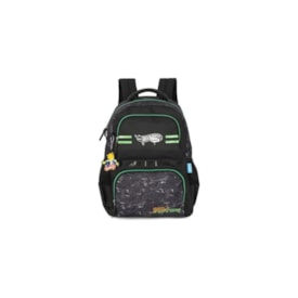Mochila Luxcel Hot Wheels Infantil Feminina Verde