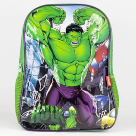 Mochila Luxcel Incrivel Hulk Infantil Verde