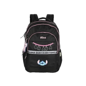 Mochila Luxcel  Stitch Infantil Feminina Preto