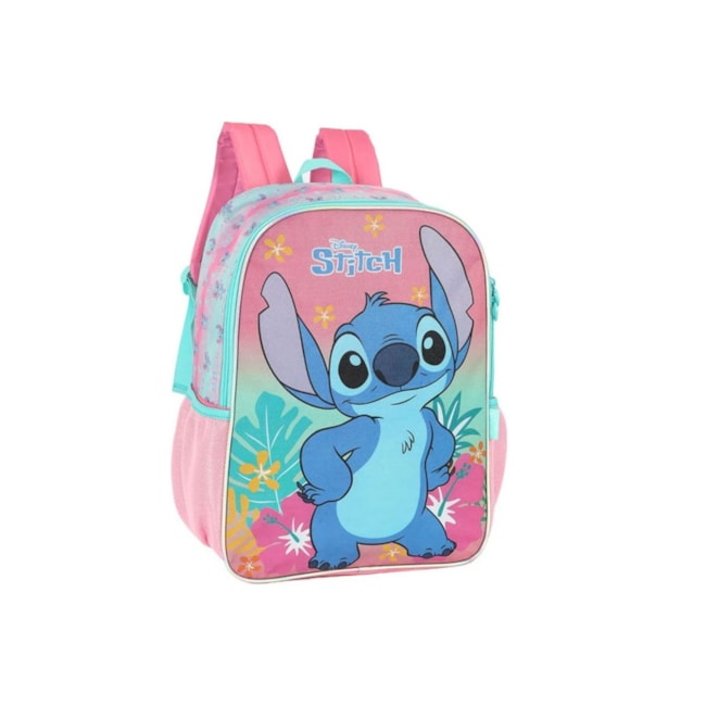 Mochila Luxcel Stitch Infantil Feminina Rosa