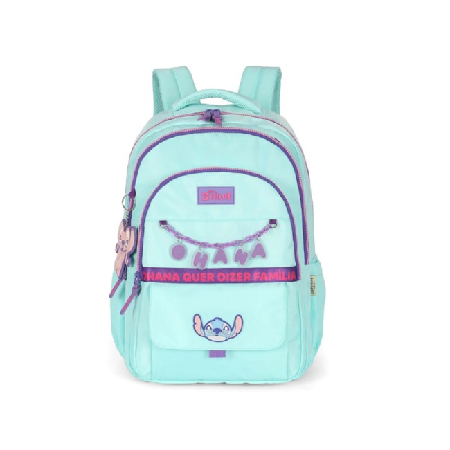 Mochila Luxcel  Stitch Infantil Feminina Turquesa