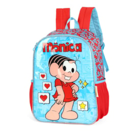 Mochila Luxcel Turma Da Monica Infantil Azul