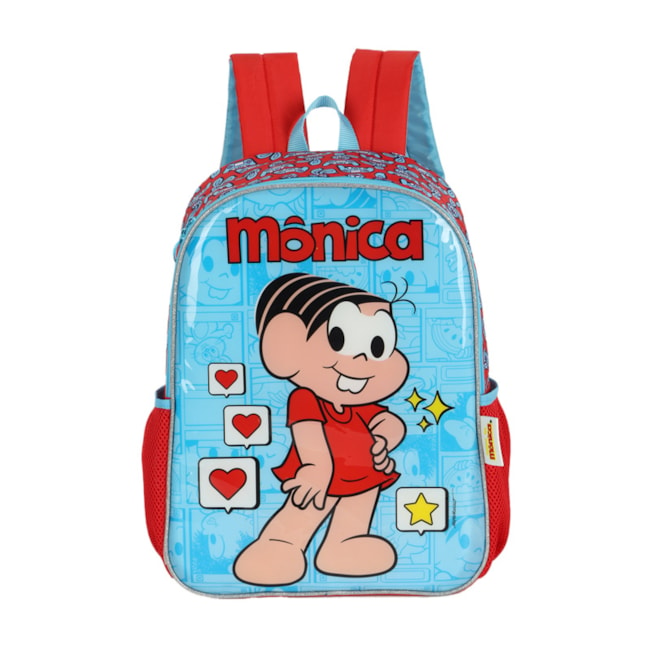 Mochila Luxcel Turma Da Monica Infantil Azul