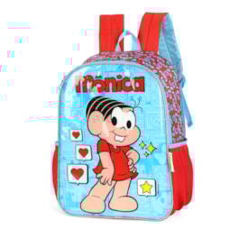 Mochila Luxcel Turma Da Monica Infantil Azul