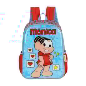 Mochila Luxcel Turma Da Monica Infantil Azul