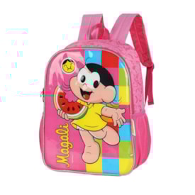 Mochila Luxcel Turma Da Monica Infantil Rosa