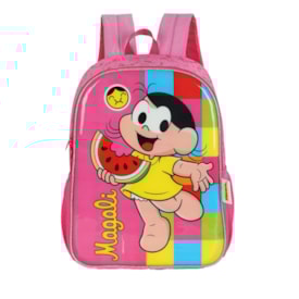 Mochila Luxcel Turma Da Monica Infantil Rosa