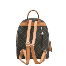 Mochila Passeio Monograma Chenson Feminina Cafe