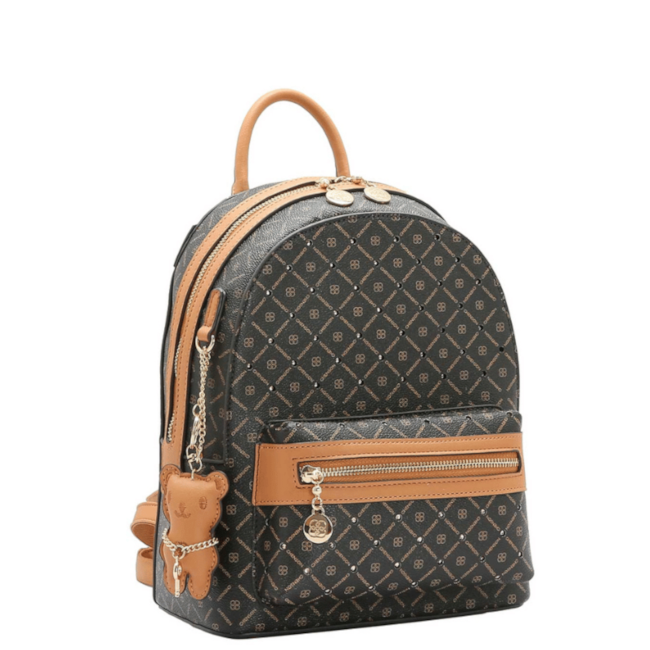 Mochila Passeio Monograma Chenson Feminina Cafe