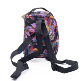 Mochila Pequena Casual Estampada Farm Feminina Preto