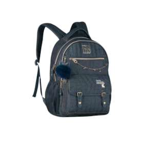 Mochila Rebecca Bonbon Infantil Feminina Jeans