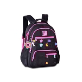Mochila Rebecca Bonbon Infantil Feminina Preto