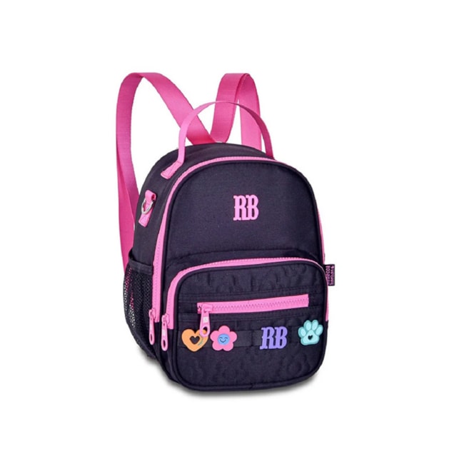 Mochila Rebecca Bonbon Infantil Feminina Preto