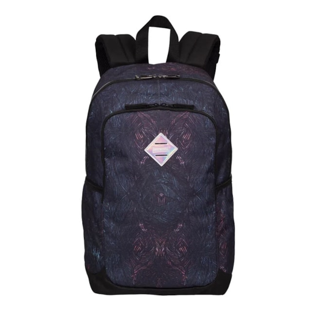 Mochila Sestini Magic Leaves Feminina Preto