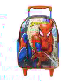 Mochila Xeryus De Rodinha Homem Aranha Vermelho/azul