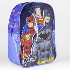 Mochila Xeryus Liga Da Justiça Infantil Azul/preto
