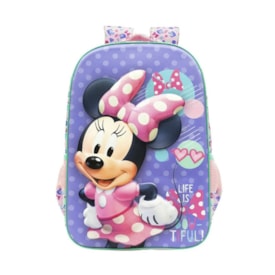 Mochila Xeryus Minnie Infantil Rs/lilas