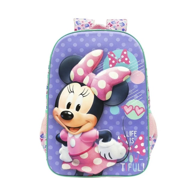 Mochila Xeryus Minnie Infantil Rs/lilas