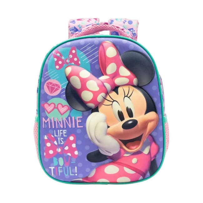 Mochila Xeryus Minnie Infantil Rs/lilas