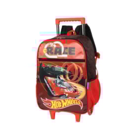 Mochilete Luxcel Infantil Hot Wheels Masculina Vermelho