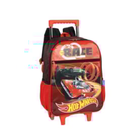 Mochilete Luxcel Infantil Hot Wheels Masculina Vermelho