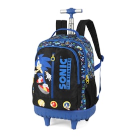 Mochilete Luxcel Sonic Infantil Azul