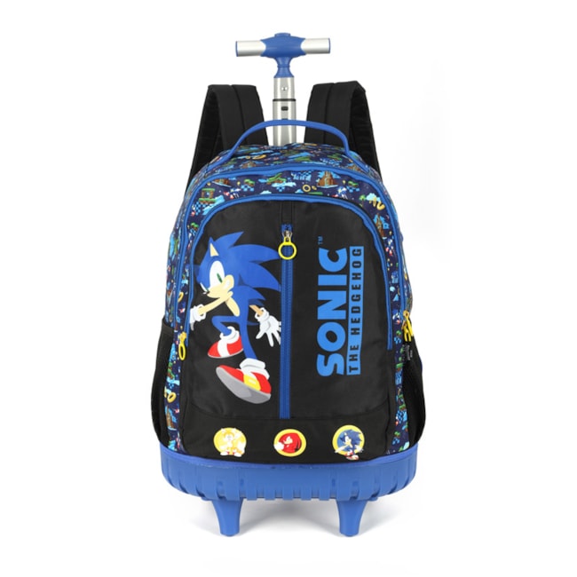 Mochilete Luxcel Sonic Infantil Azul