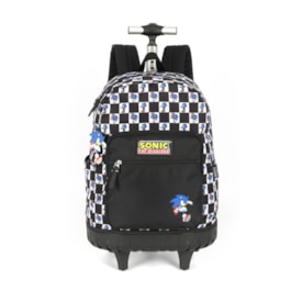 Mochilete Luxcel Sonic Infantil Preto