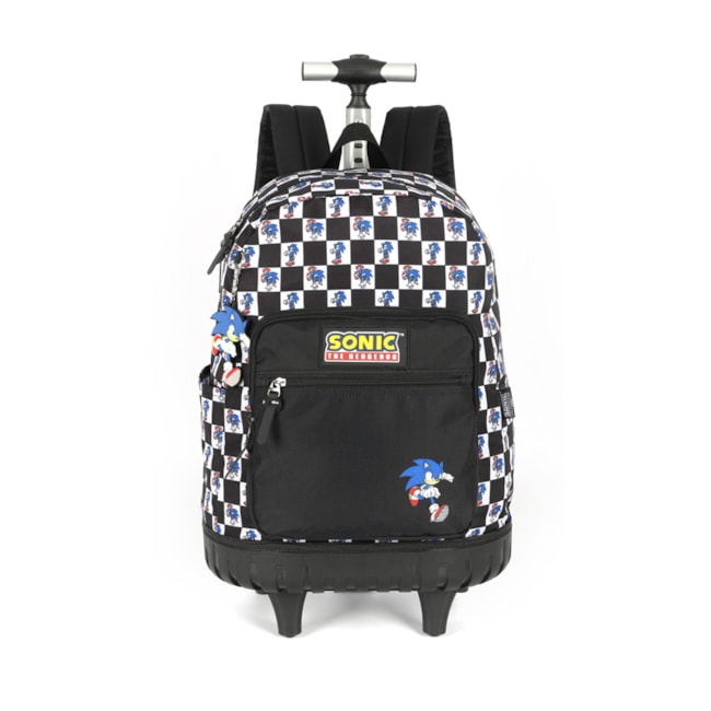 Mochilete Luxcel Sonic Infantil Preto