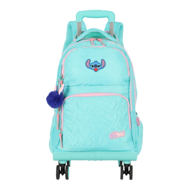 Mochilete Luxcel Stich Infantil Turquesa