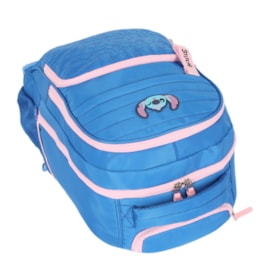 Mochilete Luxcel Stitch Infantil Azul