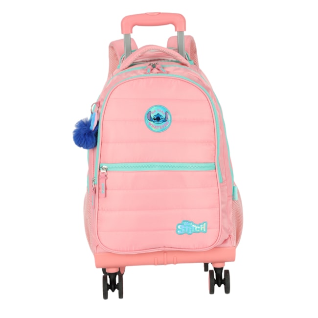 Mochilete Luxcel Stitch Infantil Rosa