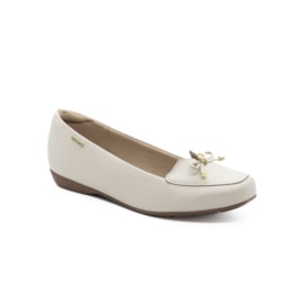Modare Mocassim Feminino Creme